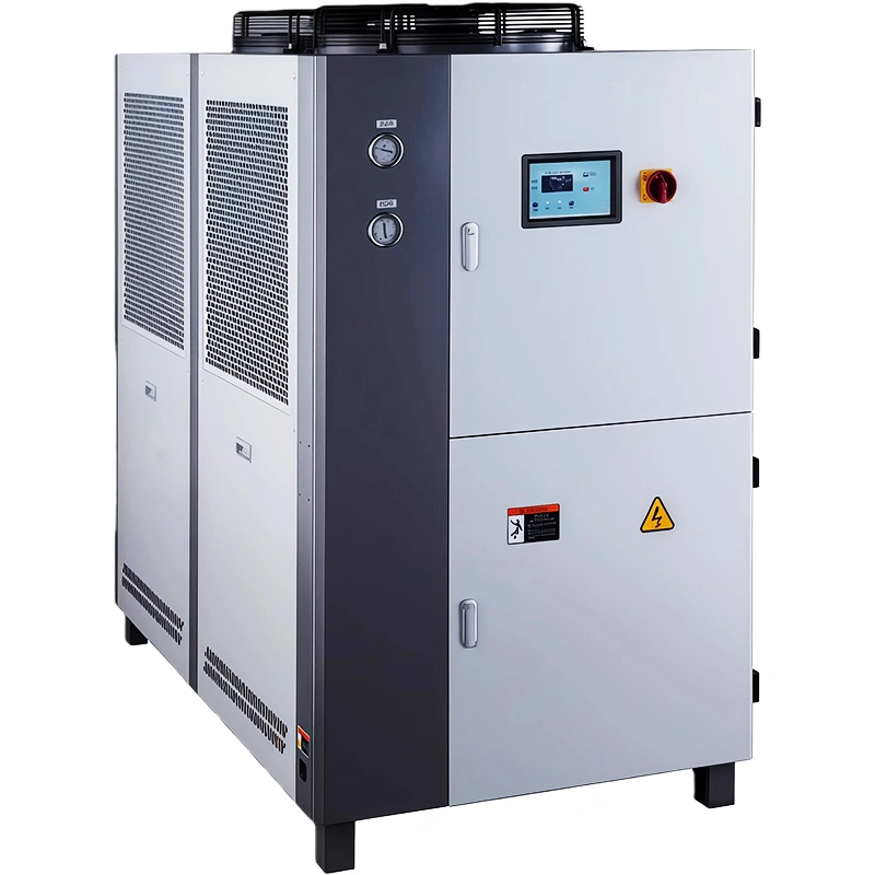 Enfriador industrial refrigerado por aire (1.9–54 kW), baja temperatura hasta −15 °C