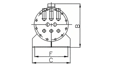 Evaporador de carcasa y tubos de acero inoxidable (5HP×3-25HP×3)